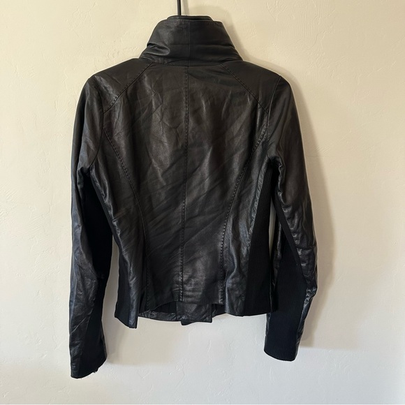 Vince Leather Scuba Moto Jacket - Picture 11 of 15